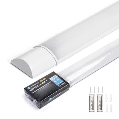 Spectrum LED Batten - 150cm 35W LED armatuur - 4000K helder wit licht (840) - compleet incl. bevestigingsmateriaal Spectrum LED Batten - 150cm 35W LED armatuur - 4000K helder wit licht (840) - compleet incl. bevestigingsmateriaal