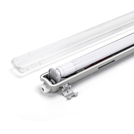 Spectrum 60cm LED armatuur IP65 + 1 LED TL buis 10W - 3000K 830 warm wit licht -  Compleet Spectrum 60cm LED armatuur IP65 + 1 LED TL buis 10W - 3000K 830 warm wit licht -  Compleet