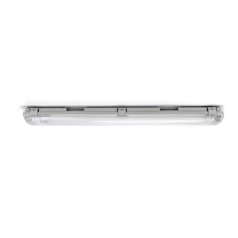 Aigostar LED TL Armatuur 60cm - 2x9W - 4000K 840 - IP65 - Doorkoppelbaar