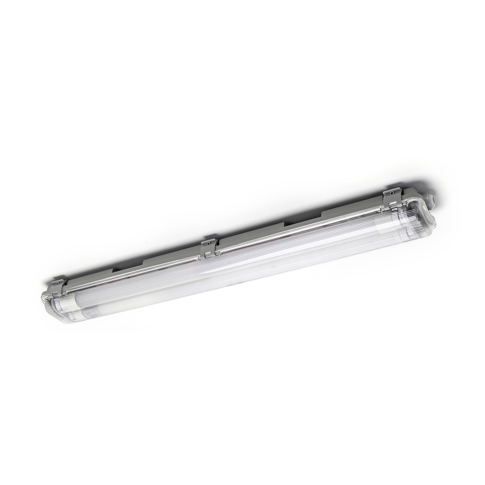 Spectrum 60cm LED armatuur IP65 + 2 LED TL buizen 10W p/s - 6000K 865 daglicht wit -Doorkoppelbaar - Compleet Spectrum 60cm LED armatuur IP65 + 2 LED TL buizen 10W p/s - 6000K 865 daglicht wit -Doorkoppelbaar - Compleet