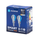 Aigostar OP=OP LED Lamp - Bluetooth Mesh - E14 Fitting - 4.5W - G45 - Filament - Incl. afstandsbediening - Set van 2 Aigostar OP=OP LED Lamp - Bluetooth Mesh - E14 Fitting - 4.5W - G45 - Filament - Incl. afstandsbediening - Set van 2