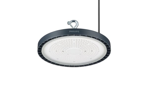 Philips officieel distributeur LED Highbay BY121P Coreline G5 Aluminium Grijs 134W 20000lm 55D - 840 Koel Wit | IP65 - Dali Dimbaar