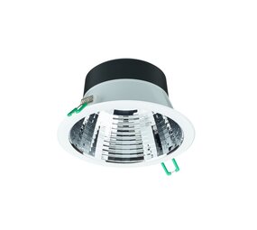 Philips officieel distributeur LED Downlight Coreline DN142B Aluminium Wit 11W 1200lm 60D - 840 Koel Wit | Zaagmaat 155mm - IP20 - UGR<19