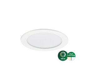 Philips officieel distributeur LED Downlight Coreline DN145B Aluminium Wit 11W 1100lm 80D - 830-840 CCT | Zaagmaat 155mm - IP20