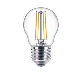 Philips Master Value LEDluster E27 Kogel Filament Helder 3.4W 470lm - 927 Zeer Warm Wit | Beste Kleurweergave - Dimbaar - Vervangt 40W Philips Master Value LEDluster E27 Kogel Filament Helder 3.4W 470lm - 927 Zeer Warm Wit | Beste Kleurweergave - Dimbaar - Vervangt 40W