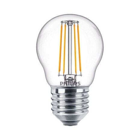 Philips Master Value LEDluster E27 Kogel Filament Helder 3.4W 470lm - 927 Zeer Warm Wit | Beste Kleurweergave - Dimbaar - Vervangt 40W Philips Master Value LEDluster E27 Kogel Filament Helder 3.4W 470lm - 927 Zeer Warm Wit | Beste Kleurweergave - Dimbaar - Vervangt 40W
