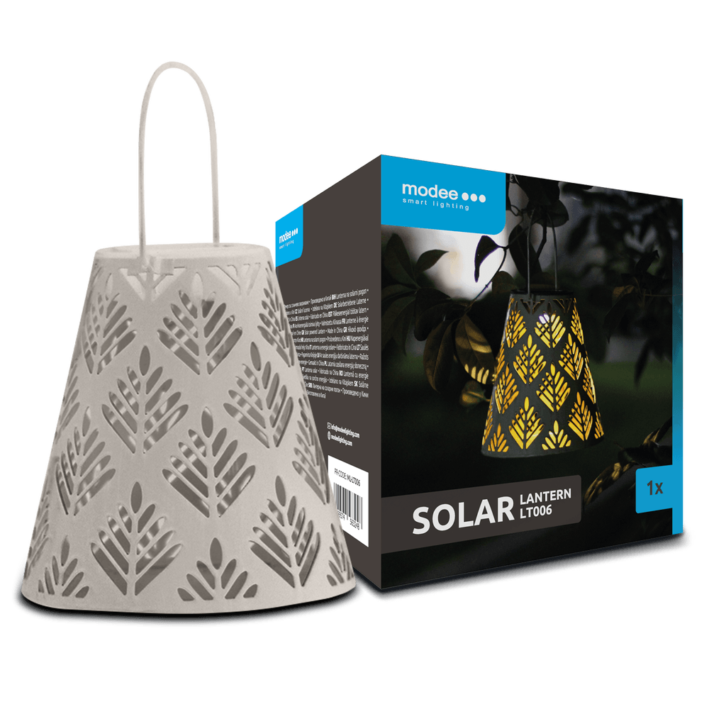 Modee LED Solar Tuinlamp - IP44 - 2700-3200K warm wit