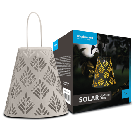Modee LED Solar Tuinlamp - IP44 - 2700-3200K warm wit