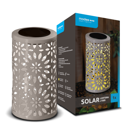 Modee LED Solar Tuinlamp - IP44 - 2700-3200K warm wit Modee LED Solar Tuinlamp - IP44 - 2700-3200K warm wit