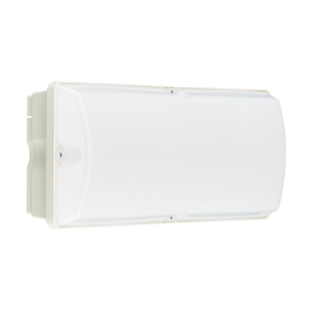 Philips LED Bulkhead Ledinaire WL055V Wit 8W 600lm - 830 Warm Wit | 374x150mm - IP65 Philips LED Bulkhead Ledinaire WL055V Wit 8W 600lm - 830 Warm Wit | 374x150mm - IP65