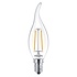 CorePro LED candle E14 gebogen punt Filament Helder 2W 250lm - 927 Zeer Warm Wit | - Niet Dimbaar - Vervangt 25W CorePro LED candle E14 gebogen punt Filament Helder 2W 250lm - 927 Zeer Warm Wit | - Niet Dimbaar - Vervangt 25W