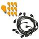 Spectrum Prikkabel lichtslinger 10m - Incl. 10x LED Lamp A50 Oranje - 5W Spectrum Prikkabel lichtslinger 10m - Incl. 10x LED Lamp A50 Oranje - 5W