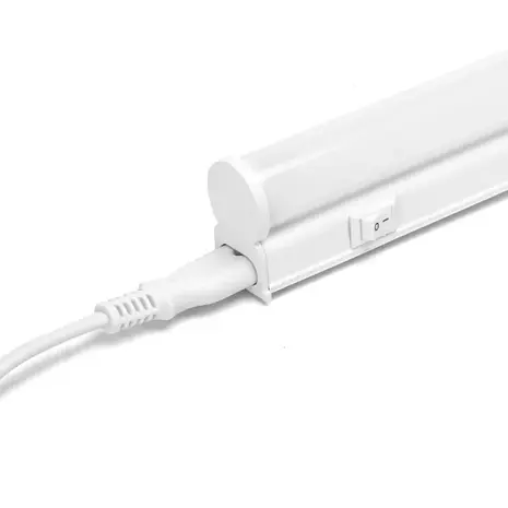 Spectrum LED T5 Armatuur 90cm - 10W 100lm p/w - 6000K 840 - incl. schakelaar en 150cm aansluitstekker Spectrum LED T5 Armatuur 90cm - 10W 100lm p/w - 6000K 840 - incl. schakelaar en 150cm aansluitstekker