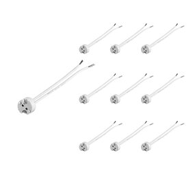 LED Line Voordeelpak 10 stuks GU5.3 / GU4 - MR16 / MR11 fittingen - Keramisch - 8cm LED Line Voordeelpak 10 stuks GU5.3 / GU4 - MR16 / MR11 fittingen - Keramisch - 8cm
