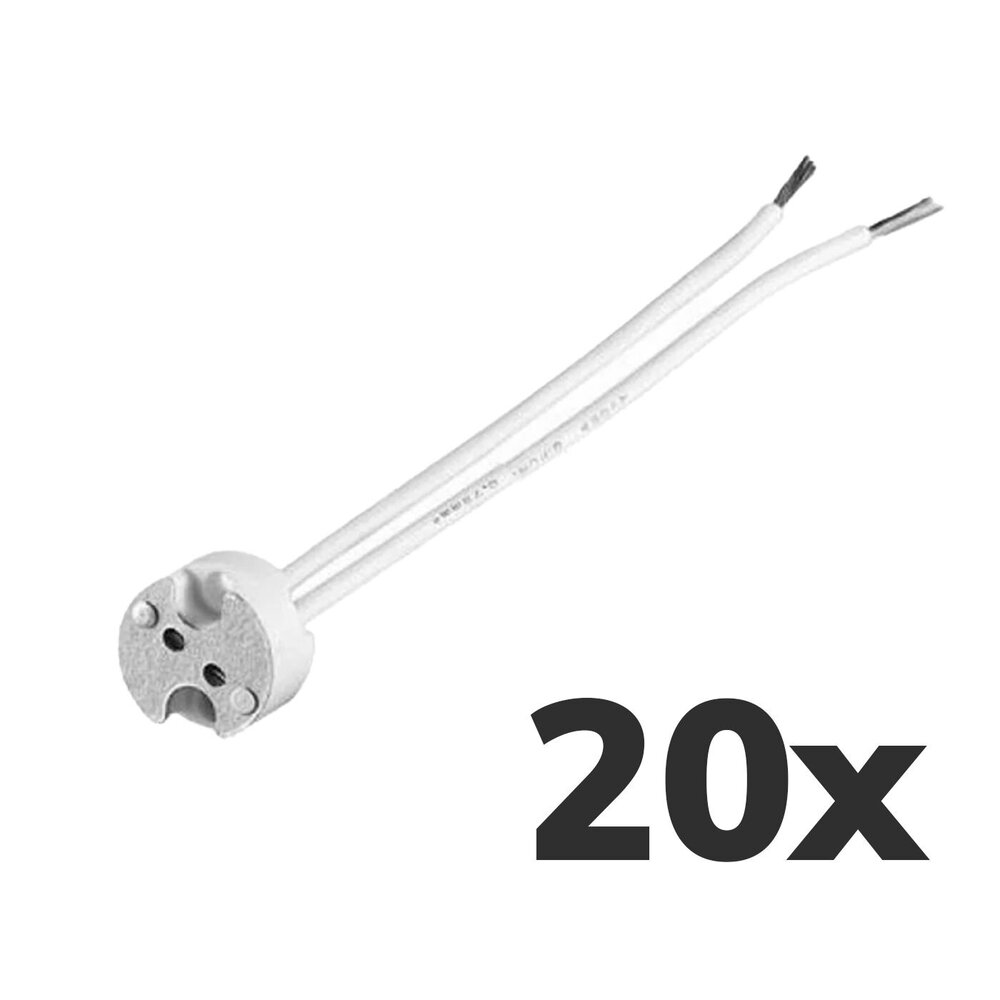Voordeelpak 20 stuks GU5.3 GU4 MR16 MR11 fittingen Kera Ledlichtdiscounter