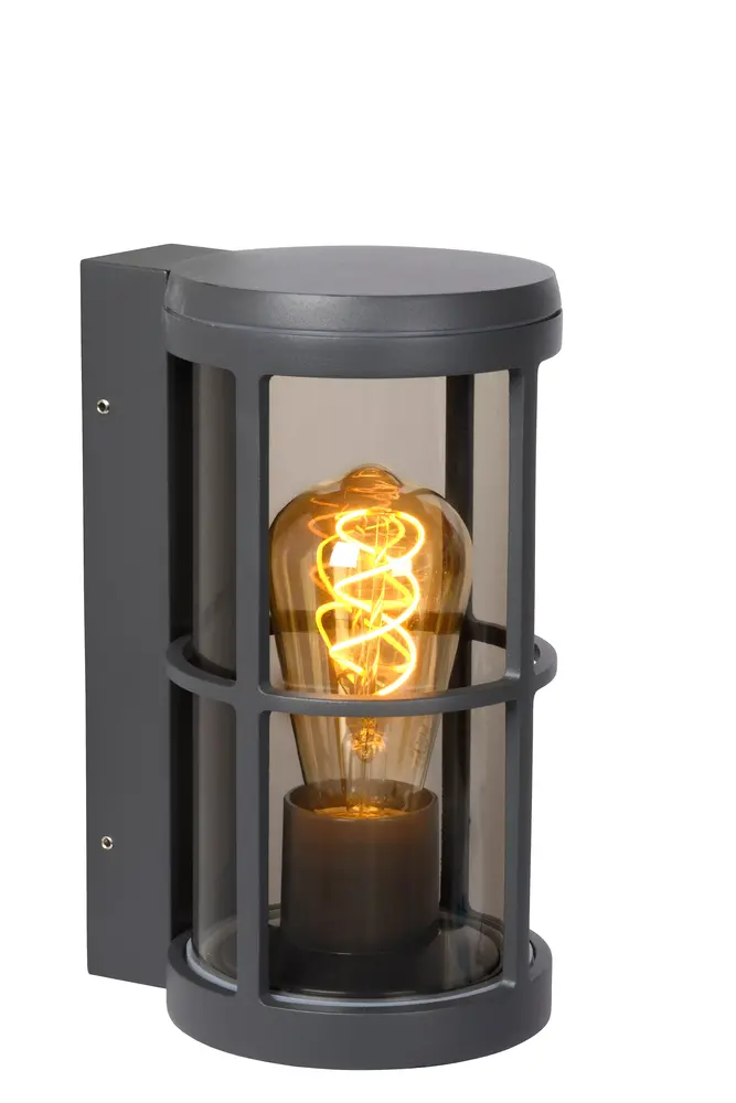 Lucide Lucide NAVI - Wandlamp Binnen/Buiten - 1xE27 - IP54 - Antraciet