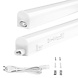 Aigostar LED T5 Armatuur 60cm - 8W - 3000K 830 warm wit licht - incl. 150cm aansluitsnoer en aan- uitknop Aigostar LED T5 Armatuur 60cm - 8W - 3000K 830 warm wit licht - incl. 150cm aansluitsnoer en aan- uitknop