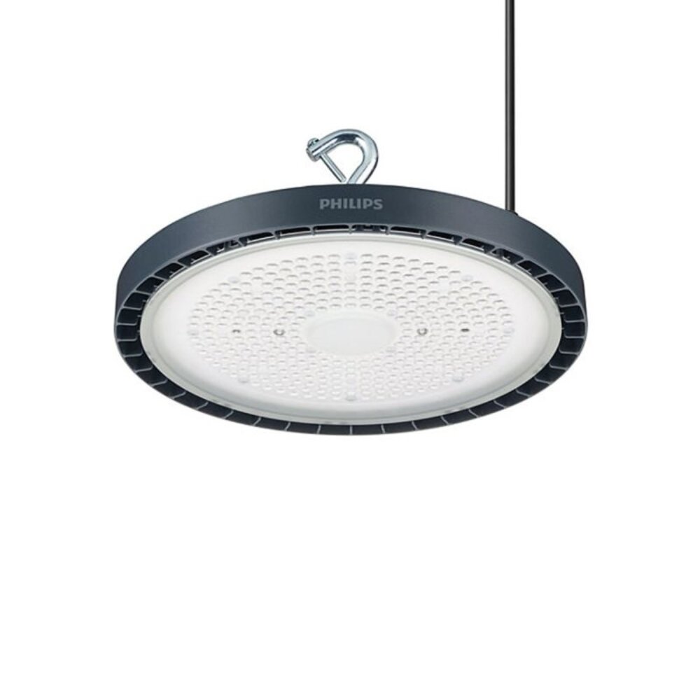Philips Philips LED Highbay BY121P Coreline G5 Aluminium Grijs 126W 20000lm 85x85D - 840 Koel Wit | IP65 Philips Philips LED Highbay BY121P Coreline G5 Aluminium Grijs 126W 20000lm 85x85D - 840 Koel Wit | IP65