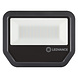 Ledvance LED Floodlight Performance Aluminium Zwart 41W 5500lm 100D - 830 Warm Wit | IP66 - Symmetrisch