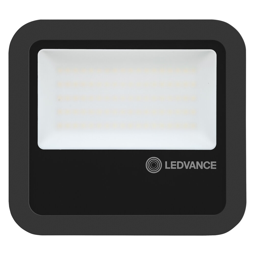 Ledvance LED Breedstraler Aluminium Zwart 69W 10000lm 100D - 840 Koel Wit | IP66 - Symmetrisch
