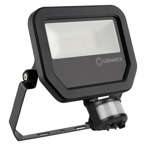 Ledvance LED Breedstraler Sensor GEN 4 Zwart 17W 2400lm 100D - 840 Koel Wit | IP66 - Bewegings- en lichtsensor - Symmetrisch - Vervangt 50W Ledvance LED Breedstraler Sensor GEN 4 Zwart 17W 2400lm 100D - 840 Koel Wit | IP66 - Bewegings- en lichtsensor - Symmetrisch - Vervangt 50W