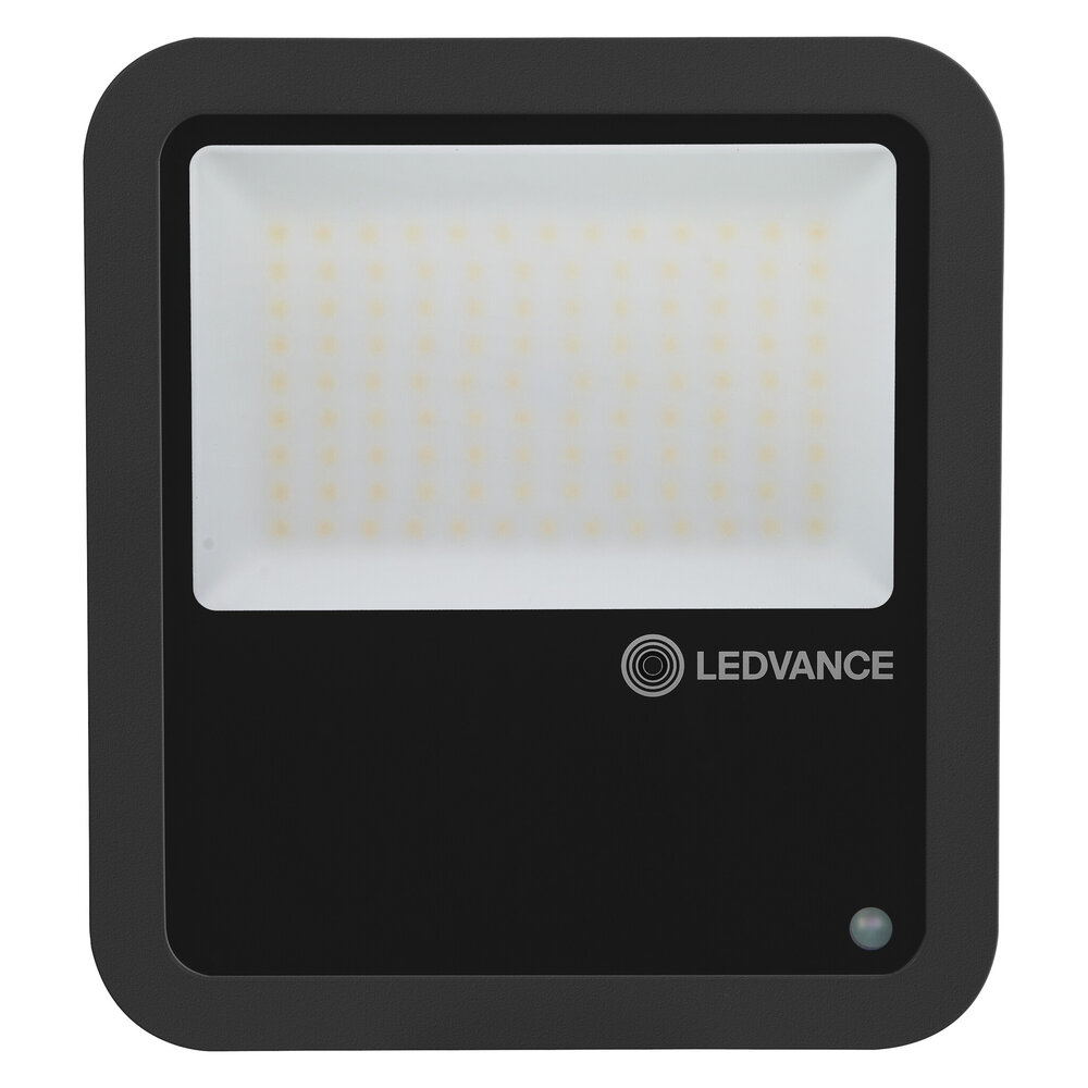 Ledvance LED Breedstraler Aluminium Zwart 69W 10000lm 100D - 840 Koel Wit | IP66 - Lichtsensor - Symmetrisch