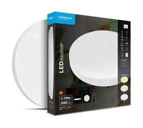 Modee OP=OP LED Plafonnière Stars - 22W 100lm p/w - 4000K - 380x65mm - incl. Afstandsbediening Modee OP=OP LED Plafonnière Stars - 22W 100lm p/w - 4000K - 380x65mm - incl. Afstandsbediening