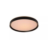 Lucide Plafonnière NURIA - Plafonnière - Ø 40 cm - LED Dimb. - 1x24W 2700K - 3 StepDim - Zwart