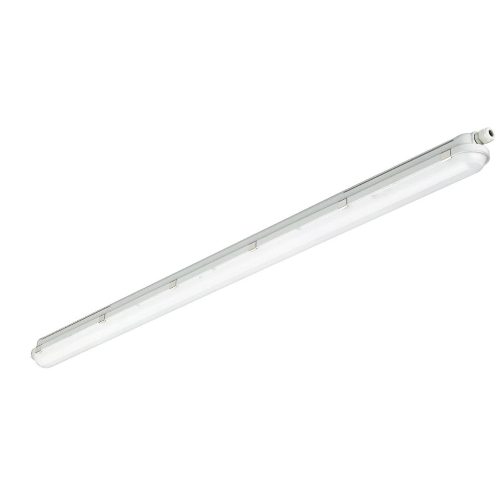 Philips LED Waterdichte Montagebalk CoreLine WT120C G2 44W 6000lm - 840 Koel Wit | 150cm - 3x Doorvoerbedrading Philips LED Waterdichte Montagebalk CoreLine WT120C G2 44W 6000lm - 840 Koel Wit | 150cm - 3x Doorvoerbedrading