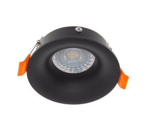 LED GU10 Inbouwspot Verzonken - Zwart mat - Japandi stijl - Rond 85MM | IP20 - Zaagmaat 75MM - GU10 Fitting LED GU10 Inbouwspot Verzonken - Zwart mat - Japandi stijl - Rond 85MM | IP20 - Zaagmaat 75MM - GU10 Fitting