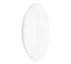 Ledvance LED Bulkhead Surface CIRCULAR 500 PS Staal Wit 42W 3500lm - 830 Warm Wit | IP44 Ledvance LED Bulkhead Surface CIRCULAR 500 PS Staal Wit 42W 3500lm - 830 Warm Wit | IP44