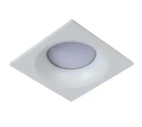 Lucide Inbouwspot Armatuur IP44 - Wit Vierkant ZIVA | Geschikt voor badkamer - GU10 Fitting Lucide Inbouwspot Armatuur IP44 - Wit Vierkant ZIVA | Geschikt voor badkamer - GU10 Fitting