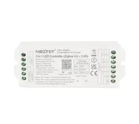 Mi-Light LED Strip WIFI controller 20A - Zigbee 3.0 - RF 2.4Ghz | RGB+CCT + DIM 12/ 24V / 48V Mi-Light LED Strip WIFI controller 20A - Zigbee 3.0 - RF 2.4Ghz | RGB+CCT + DIM 12/ 24V / 48V