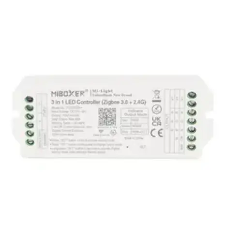 Mi-Light UA LED strip WIFI controller- 20A- Zigbee 3.0- RF 2.4GHz- RGB + CCT + DIM- 12V / 24V / 48V
