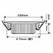 LCB LED Inbouwspot 82mm - IP44 Wit - 5W 420Lm - DTW 822 - 827 Dim To warm | Zaagmaat 69mm - Geschikt voor badkamer - Triac dimbaar LCB LED Inbouwspot 82mm - IP44 Wit - 5W 420Lm - DTW 822 - 827 Dim To warm | Zaagmaat 69mm - Geschikt voor badkamer - Triac dimbaar