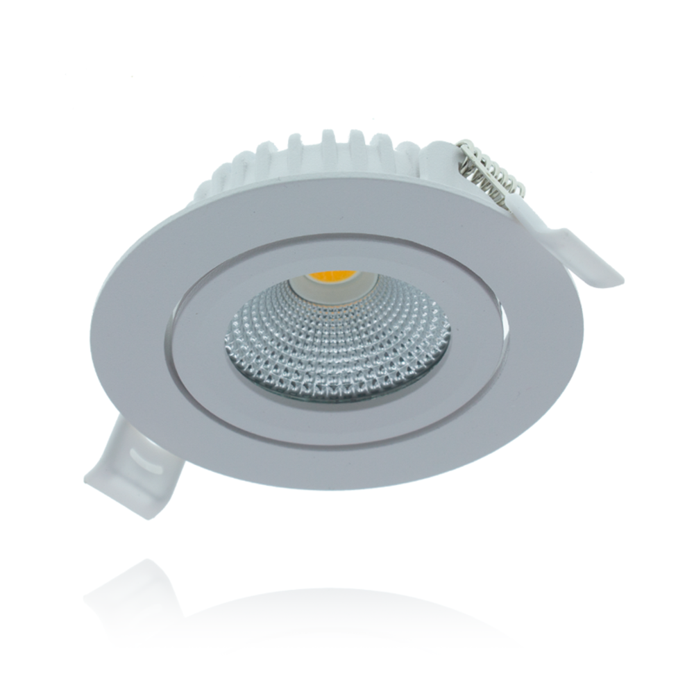 LCB LED Inbouwspot 82mm - IP44 Wit - 5W 420Lm - DTW 822 - 827 Dim To warm | Zaagmaat 69mm - Geschikt voor badkamer - Triac dimbaar LCB LED Inbouwspot 82mm - IP44 Wit - 5W 420Lm - DTW 822 - 827 Dim To warm | Zaagmaat 69mm - Geschikt voor badkamer - Triac dimbaar