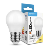 Modee LED lamp - E27 fitting - 3W vervangt 25W - 2700K warm wit licht Modee LED lamp - E27 fitting - 3W vervangt 25W - 2700K warm wit licht