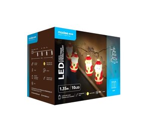 Modee OP=OP LED Kerstslinger - 10 LED's - 1,35 Meter - 15 cm - Warm Wit - Op Batterijen