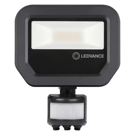 Ledvance LED Breedstraler Sensor GEN 3 Zwart 10W 1100lm 100D - 830 Warm Wit | IP65 - Bewegings- en lichtsensor - Symmetrisch Ledvance LED Breedstraler Sensor GEN 3 Zwart 10W 1100lm 100D - 830 Warm Wit | IP65 - Bewegings- en lichtsensor - Symmetrisch