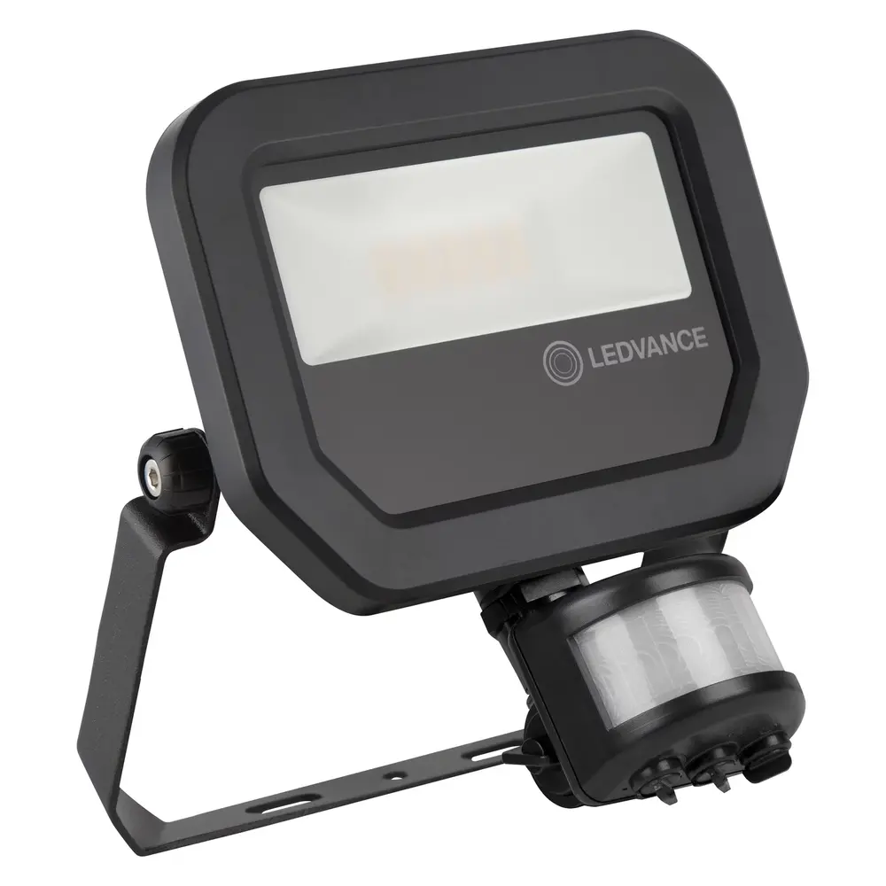 Ledvance LED Breedstraler Sensor GEN 3 Zwart 10W 1100lm 100D - 830 Warm Wit | IP65 - Bewegings- en lichtsensor - Symmetrisch Ledvance LED Breedstraler Sensor GEN 3 Zwart 10W 1100lm 100D - 830 Warm Wit | IP65 - Bewegings- en lichtsensor - Symmetrisch