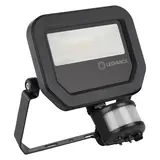 Ledvance LED Breedstraler SENSOR 10 - 6/8W Instelbaar - 780/1100Lm - 3000K Warm Wit - Bewegingssensor - IP65 - Zwart
