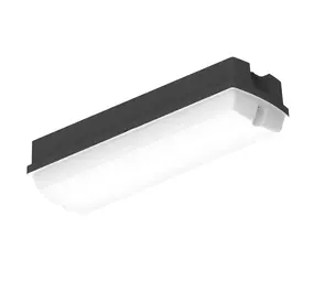Ledvance LED Bulkhead Compact Zwart 8W 840lm - 830 Warm Wit | 356x115mm - IP65 Ledvance LED Bulkhead Compact Zwart 8W 840lm - 830 Warm Wit | 356x115mm - IP65