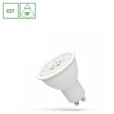 Spectrum LED GU10 - 6W -3000K-4000K-6000K/ CCT - 38° Spectrum LED GU10 - 6W -3000K-4000K-6000K/ CCT - 38°