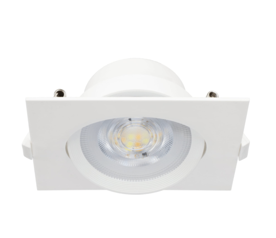 ORO LED Inbouwspot wit - Vierkant - 5W - 3000K-4000K-6000K / CCT - Niet Dimbaar