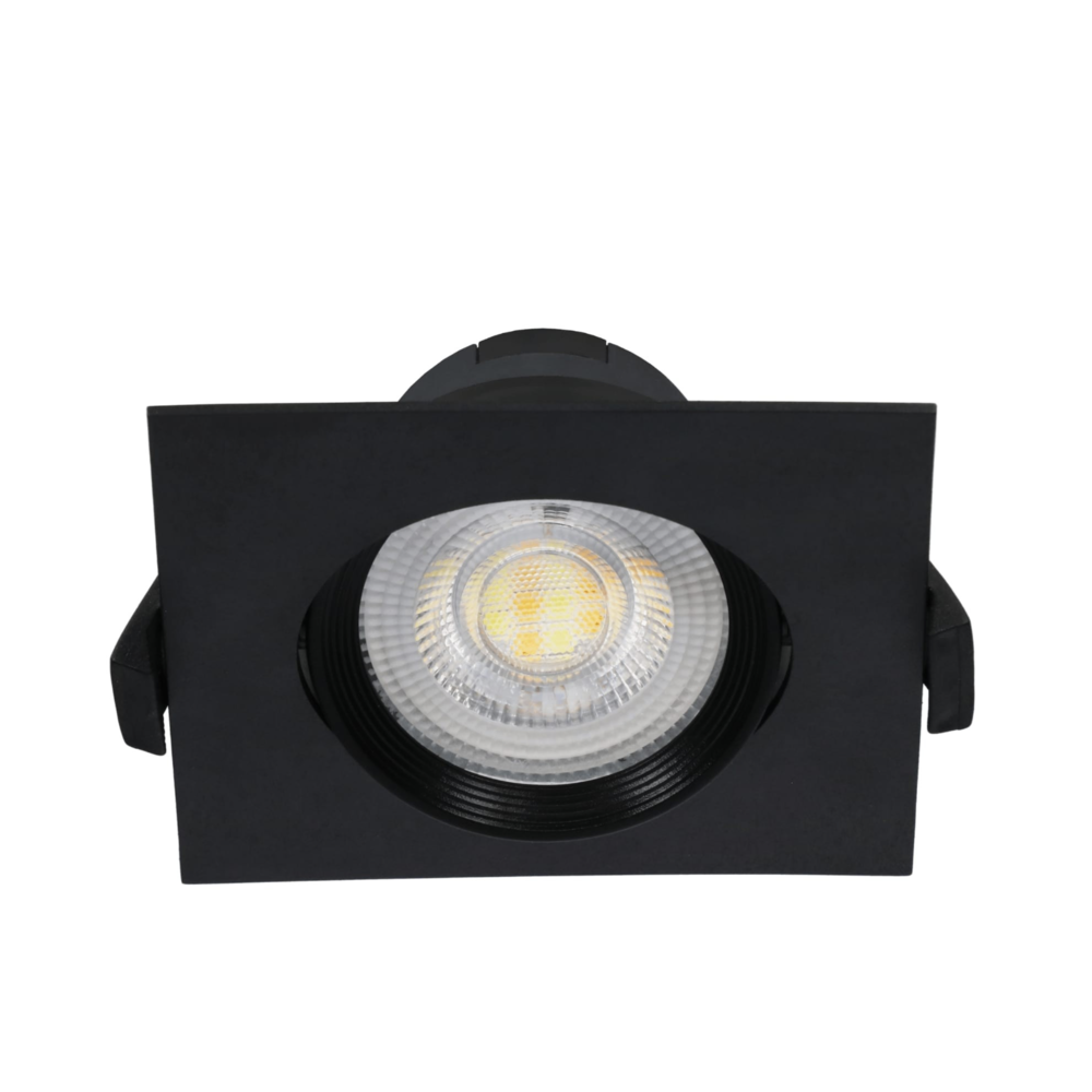 LED Inbouwspots Zwart - 5W - IP65 - CCT - COB - 74mm