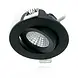 LCB LED Mini Inbouwspot IP65 - Zwart 62MM - 5W 450LM - 2700K 827 Warm Wit | Zaagmaat 52MM - Triac Dimbaar | 230v