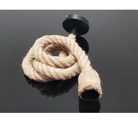 LED Line voor de snelle beslisser LED Hanglamp Jute - 1.5 Meter - 1x E27 fitting