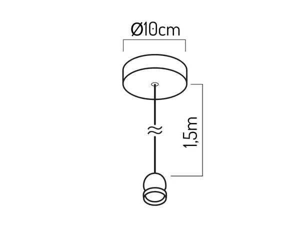 LED Line LED Hanglamp Jute - 1.5 Meter - 1x E27 fitting LED Line LED Hanglamp Jute - 1.5 Meter - 1x E27 fitting