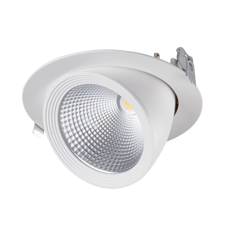 Kanlux LED Downlight Kantelbaar wit 23W 2510lm 45D - 940 Koel Wit | 175mm | Beste Kleurweergave | 5 jaar garantie Kanlux LED Downlight Kantelbaar wit 23W 2510lm 45D - 940 Koel Wit | 175mm | Beste Kleurweergave | 5 jaar garantie