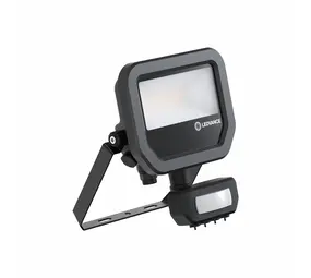 Ledvance LED Breedstraler Aluminium Zwart 8W 1200lm 100D - 840 Koel Wit | IP65 - Bewegings- En Lichtsensor - Symmetrisch Ledvance LED Breedstraler Aluminium Zwart 8W 1200lm 100D - 840 Koel Wit | IP65 - Bewegings- En Lichtsensor - Symmetrisch